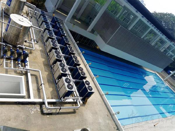 游泳馆热水首选空气能热水设备