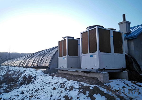 北方大棚专用的空气源热泵取暖机设备