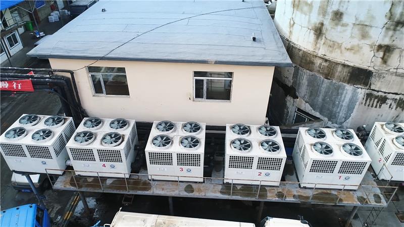 水产养殖用纽恩泰空气能热泵供热水,又省钱来又省事