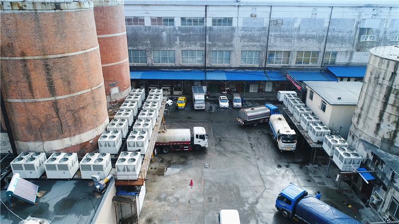 水产养殖用纽恩泰空气能热泵供热水,又省钱来又省事