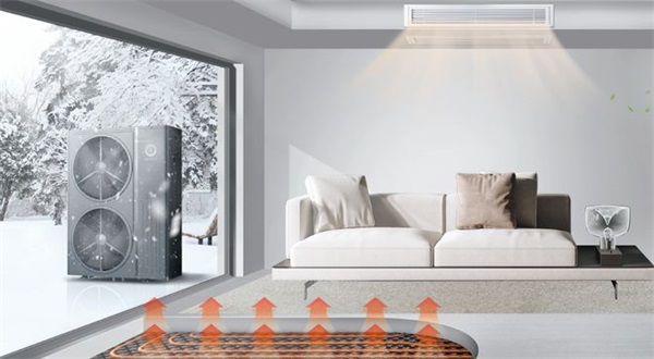 空气能地暖机舒适采暖，暖冬不错的选择