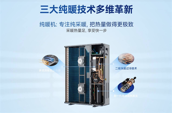 纽恩泰N+淳热变频纯暖机入选《中国制冷学会节能降碳与环保产品（技术）目录》