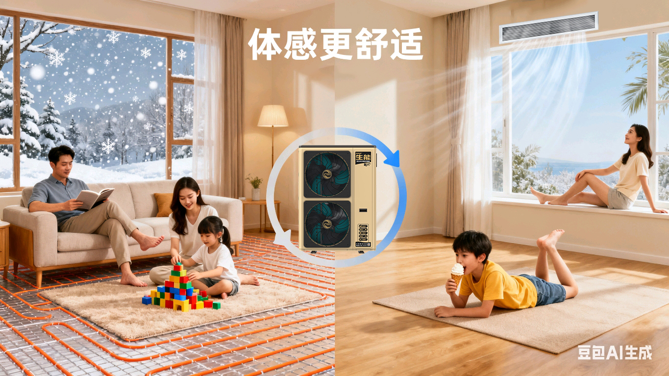 为什么越来越多的人选用生能空气能冷暖两联供？